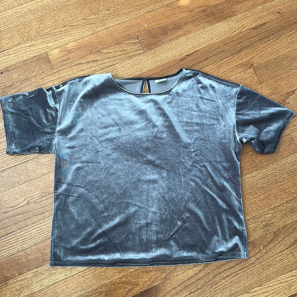 Good Hart by Matilda Jane velour top, slightly cropped